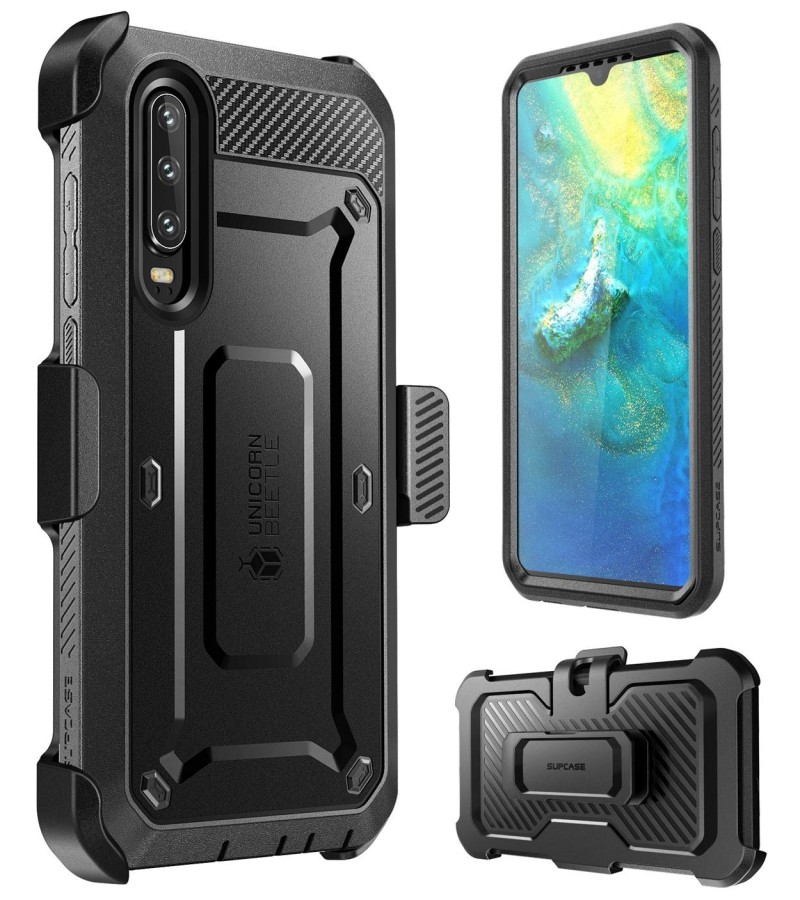 Etui pancerne z osłoną na ekran Supcase Unicorn Beetle Pro do Huawei P30 843439108783